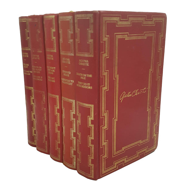Agatha Christie Collected Works c.1970 (5 Red Books)