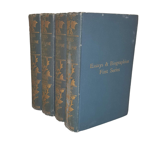 Edgar Allan Poe Collected Works, c.1880 (4 Books)