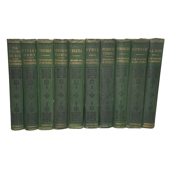 B. Disraeli Collected Works - Longmans, Green &amp; Co. (10 Books)