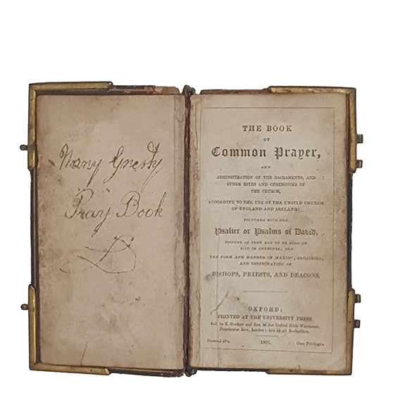 The Book of Common Prayer - Miniature book, Oxford, 1865