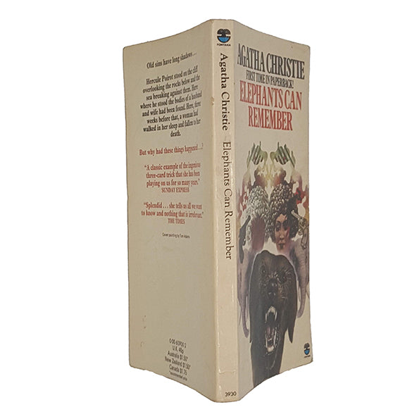 Elephants Can Remember by Agatha Christie - Fontana, 1975