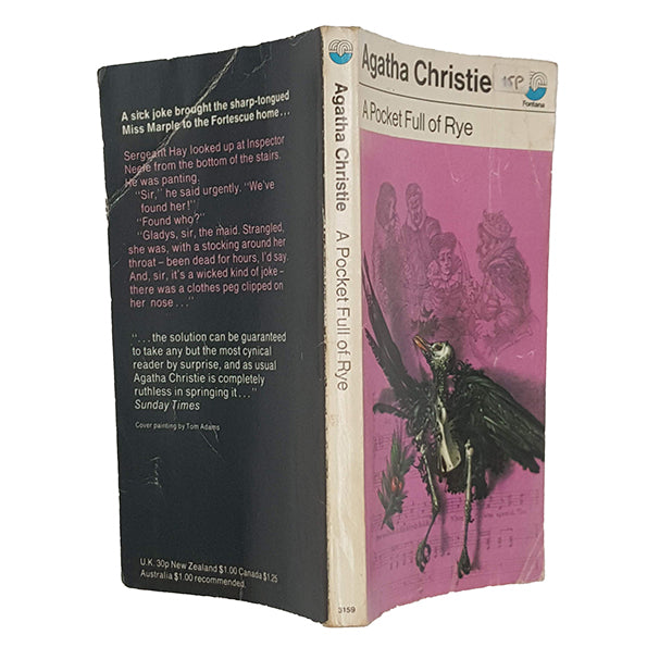 Agatha Christie's A Pocket Full of Rye - Fontana, 1973