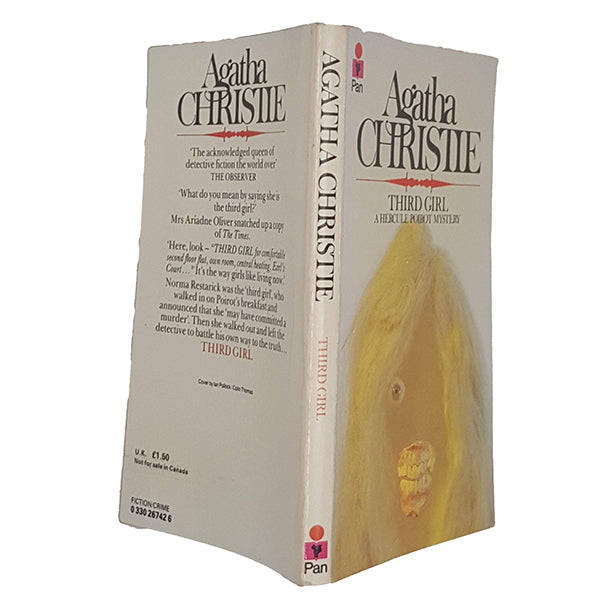 Third Girl by Agatha Christie - Pan Books, 1982
