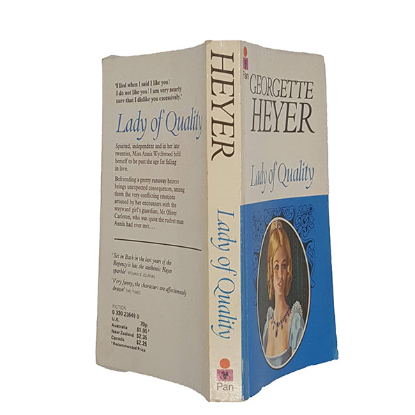 Georgette Heyer's Lady of Quality - Pan Books, 1972
