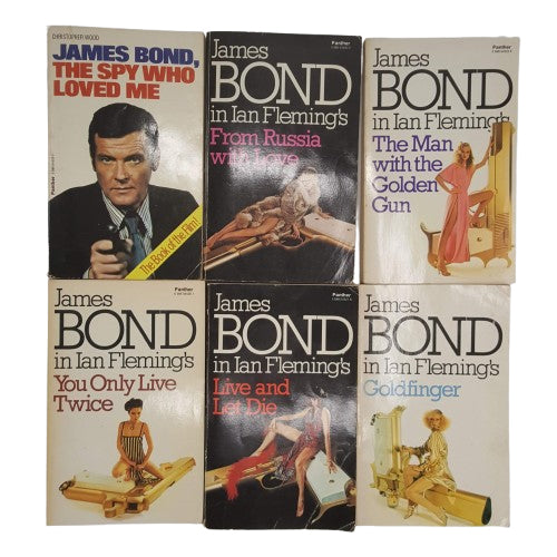 James Bond 6 Book Collection - Triad Panther, 1954-77