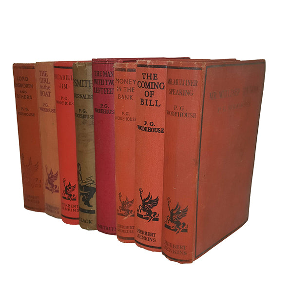 P. G. Wodehouse Well-Loved Works - 8 Books, c1930s