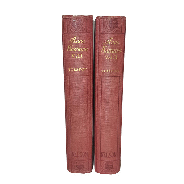 Leo Tolstoy’s Anna Karenina in 2 volumes - Nelson (2 Books)