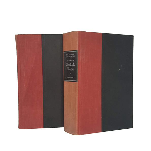 Sir Arthur Conan Doyle's The Complete Sherlock Holmes in 2 volumes - Doubleday &amp; Company, 1927