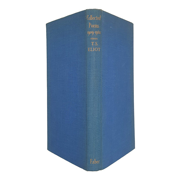 Collected Poems 1909-1962 by T.S. Eliot - Faber, 1963
