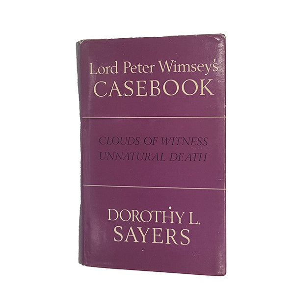 Dorothy L. Sayers' Clouds of Witness &amp; Unnatural Death - Book Club, 1975