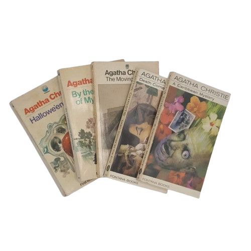 Agatha Christie Vintage Paperback Collection - Fontana, c.1970 (5 Books)