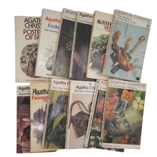 Agatha Christie Vintage Paperback Collection - Fontana, c.1970 (12 Books)