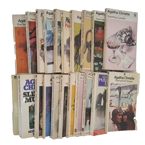 Agatha Christie Vintage Paperback Collection - Fontana, c.1970 (21 Books)