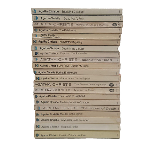 Agatha Christie Vintage Paperback Collection - Fontana, c.1970 (21 Books)