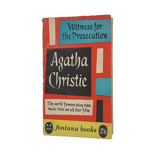 Witness For Prosecution by Agatha Christie - Fontana, 1954
