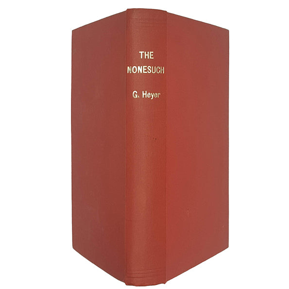 Georgette Heyer's The Nonesuch - 1st Edition, Heinemann 1962