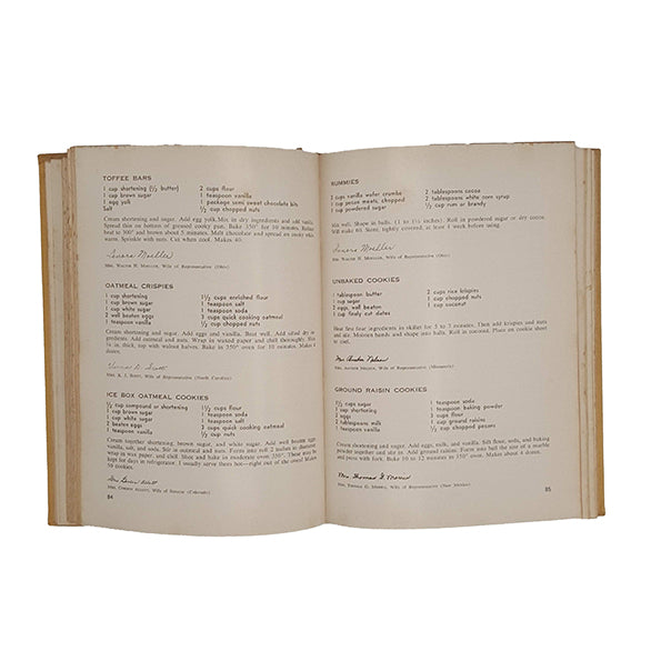 The Congressional Club Cook Book - Sixth Edition, 1961