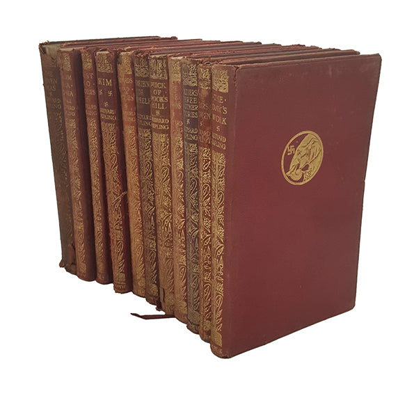 Rudyard Kipling Collected Works - Macmillan, c.1920s (11 Books)