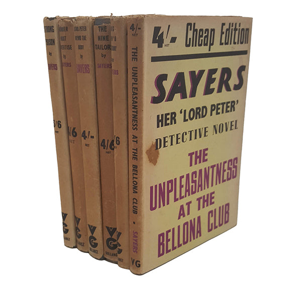 Dorothy L. Sayers Collected Works - Victor Gollancz, c.1947 (6 Books)