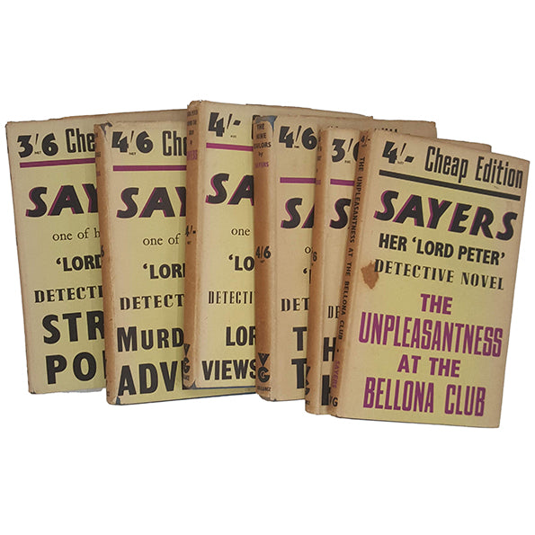 Dorothy L. Sayers Collected Works - Victor Gollancz, c.1947 (6 Books)