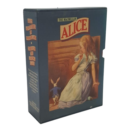 Alice’s Adventures in Wonderland and Through the Looking-Glass by Lewis Carroll - Macmillan, 1980 (2 Books in slipcase)