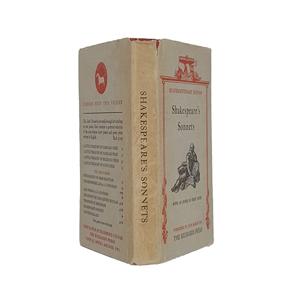 Shakespeare's Sonnets - John Baker, 1964