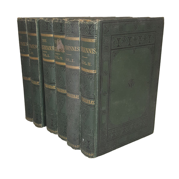 W. M. Thackeray Collected Works - Smith, Elder &amp; Co., 1892 (6 Books)