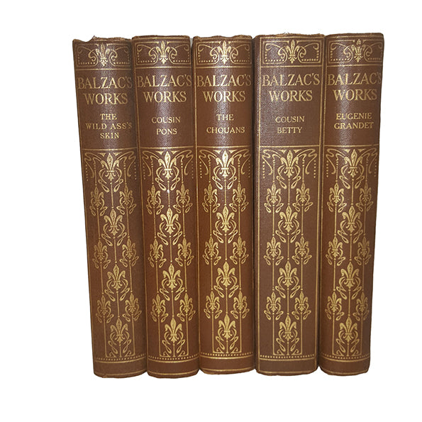 H. D. Balzac's Collected Works - The Home Library Book Co. (5 Books)