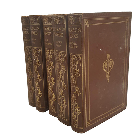H. D. Balzac's Collected Works - The Home Library Book Co. (5 Books)