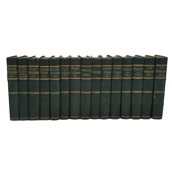 W. M. Thackeray Collected Works - Smith, Elder &amp; Co., 1892 (15 Books)