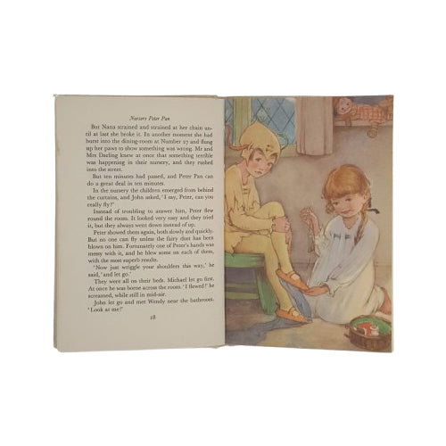 The Nursery Peter Pan by J. M. Barrie, edited by Olive Jones - Brockhampton Press, 1967