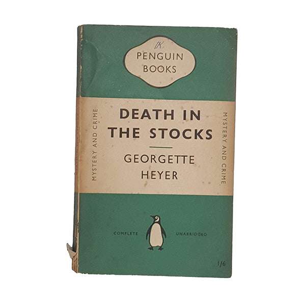 Georgette Heyer's Death in the Stocks - Penguin, 1950