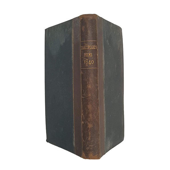 Shakespeare's Poems 1640 Fascimile - Alfred Russell Smith, 1885