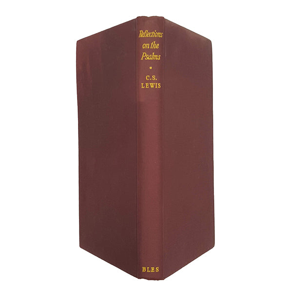Reflections on the Psalms by C. S. Lewis - 1st Edition, Geoffrey Bles, 1958