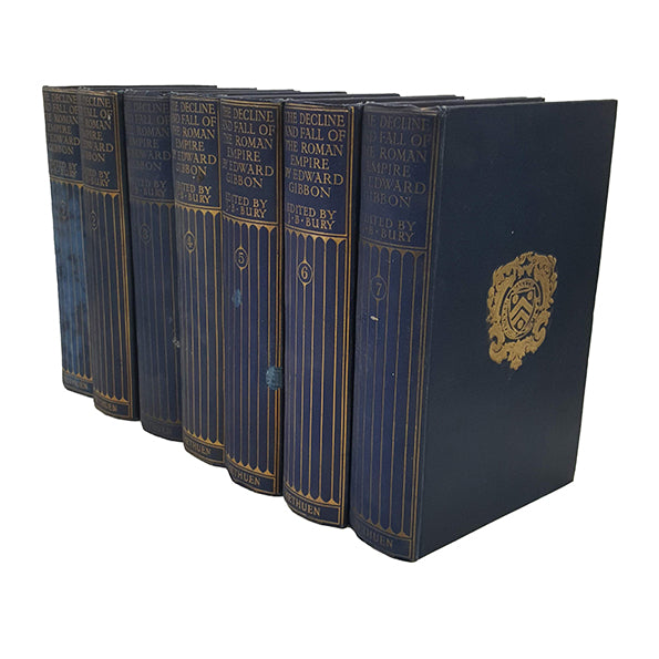 Decline and Fall of The Roman Empire Vols. 1-7 by Edward Gibbon - Methuen (7 Books)