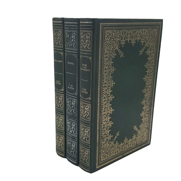 Jane Austen's Persuasion; Emma; Sense and Sensibility - Guild Publishing, 1980 (3 green Books)