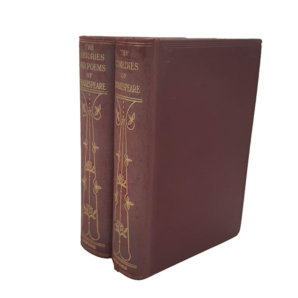 William Shakespeare's Comedies, Histories and Poems - Oxford, 1940-1 (2 Books)