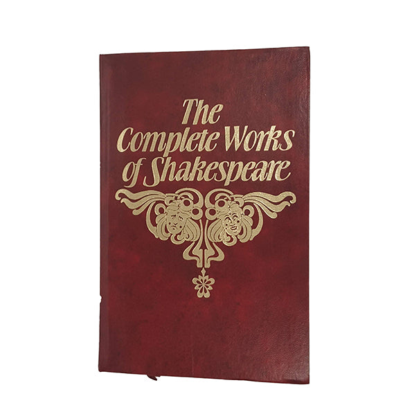 The Complete Works of William Shakespeare -  Collins, 1983, red