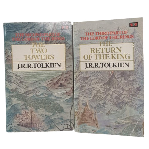J.R.R. Tolkien's The Two Towers and The Return of the King - Unwin Paperbacks, 1981-2