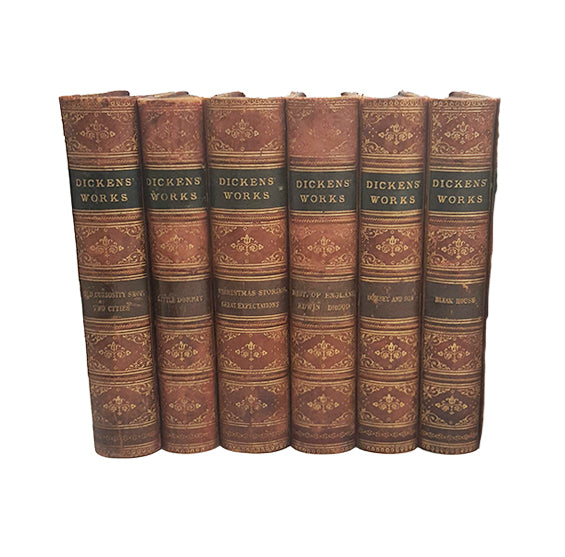 Charles Dickens Collected Works - Chapman and Hall, Leather (13 Books)