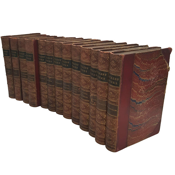 Charles Dickens Collected Works - Chapman and Hall, Leather (13 Books)
