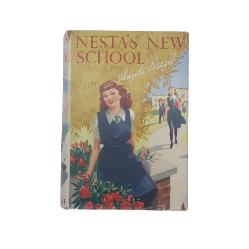 Nesta's New School by Angela Brazil - Blackie, c.1956