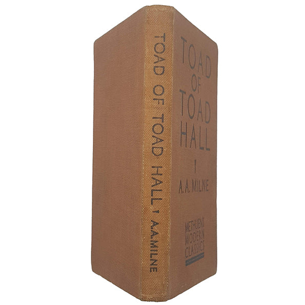 Toad of Toad Hall by A. A. Milne - Methuen, 1939