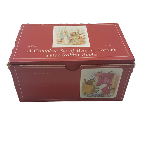 Beatrix Potter’s The Peter Rabbit Books (Full Set) - 23 White Books in Red Box