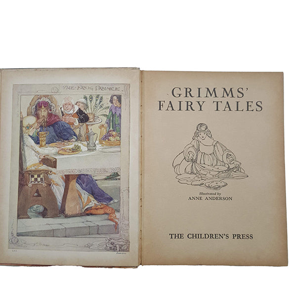 Grimm's Fairy Tales illustrated by Anne Anderson - Childrens Press