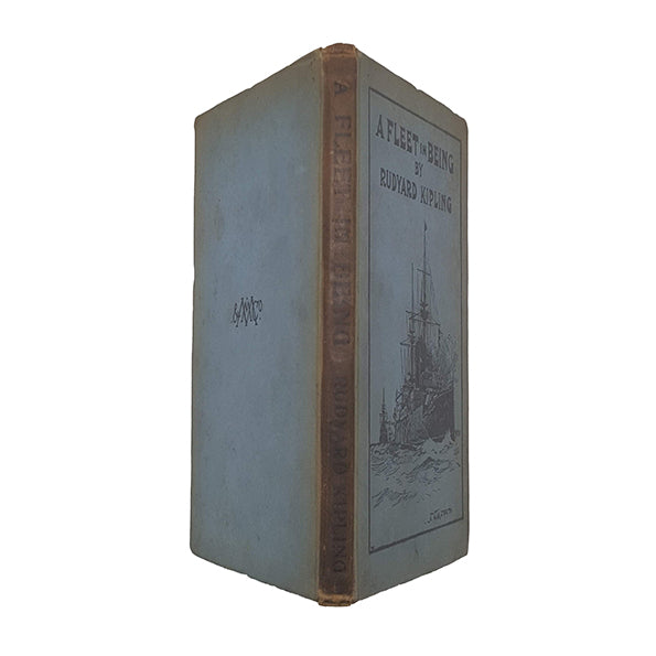 Rudyard Kipling's A Fleet in Being - 1st Edition, Macmillan, 1898
