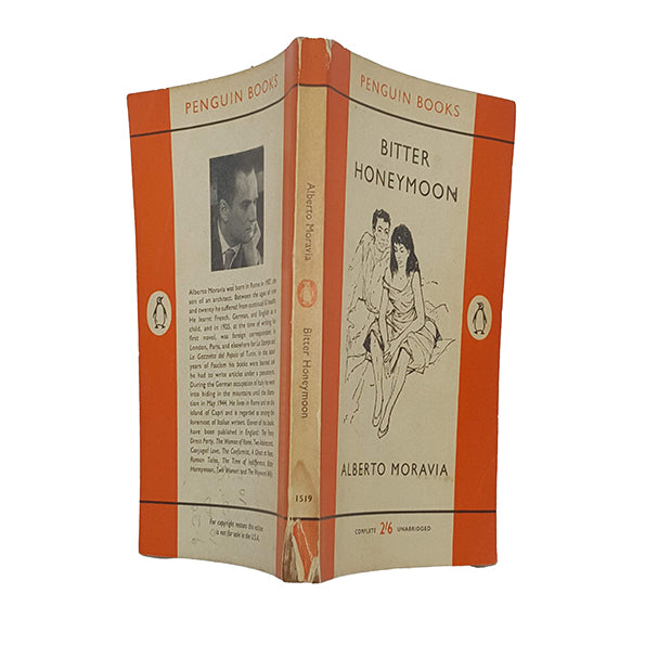 Bitter Honeymoon by Alberto Moravia - Penguin, 1961