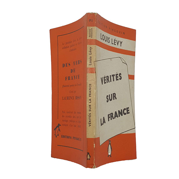 Verites Sur La France par Louis Levy - Penguin, 1941