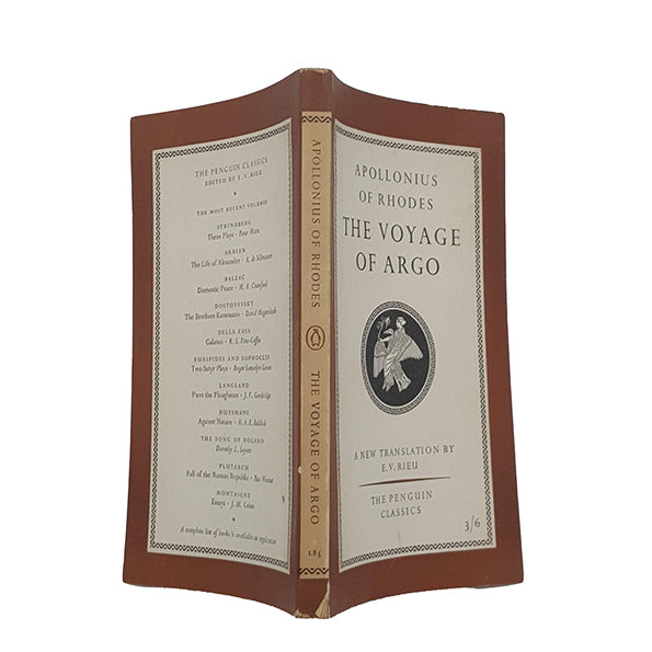 The Voyage of Argo by Apollonius of Rhodes - Penguin, 1959