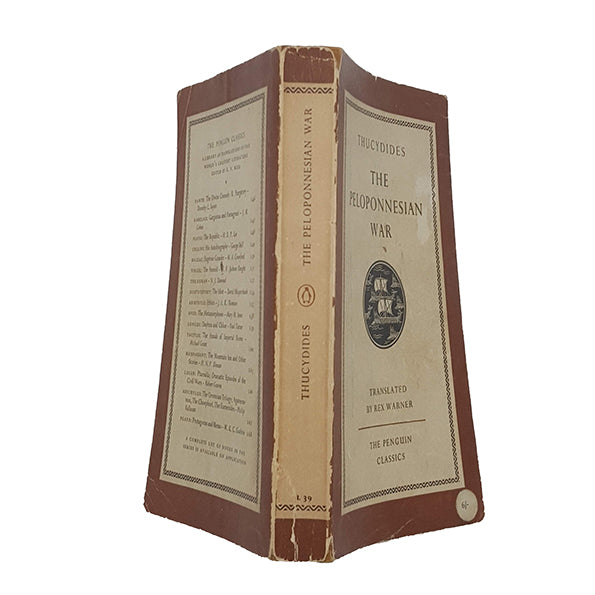 The Peloponnesian War by Thucydides - Penguin, 1956